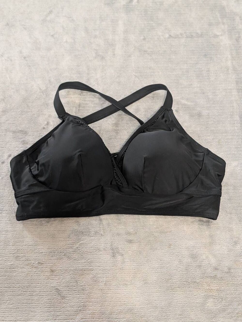 Torrid Plus Size Wireless Cross-Back Swim/Bikini Top Size 0
